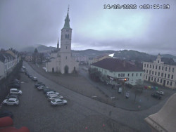 Náměstí, koste sv. Markéty