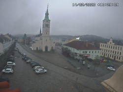 Náměstí, koste sv. Markéty