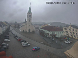 Náměstí, koste sv. Markéty