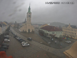 Náměstí, koste sv. Markéty