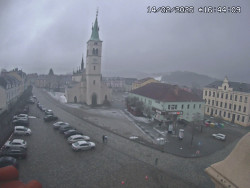 Náměstí, koste sv. Markéty