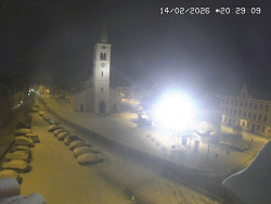 Náměstí, koste sv. Markéty