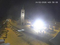 Náměstí, koste sv. Markéty