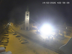 Náměstí, koste sv. Markéty