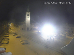 Náměstí, koste sv. Markéty