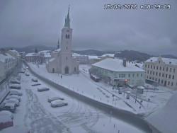 Náměstí, koste sv. Markéty