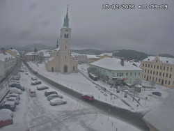 Náměstí, koste sv. Markéty