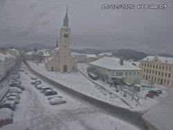 Náměstí, koste sv. Markéty