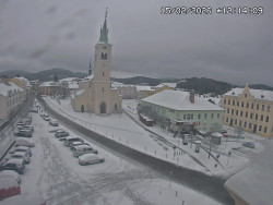 Náměstí, koste sv. Markéty