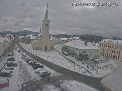 Náměstí, koste sv. Markéty