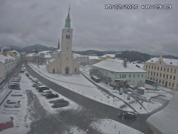 Náměstí, koste sv. Markéty