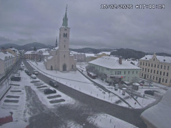 Náměstí, koste sv. Markéty