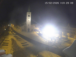 Náměstí, koste sv. Markéty