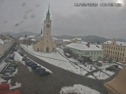 Náměstí, koste sv. Markéty