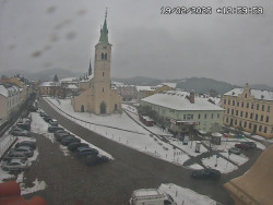 Náměstí, koste sv. Markéty