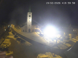 Náměstí, koste sv. Markéty