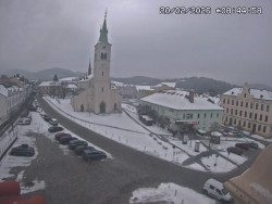 Náměstí, koste sv. Markéty