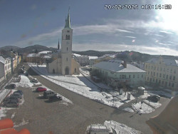 Náměstí, koste sv. Markéty