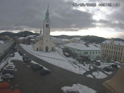 Náměstí, koste sv. Markéty