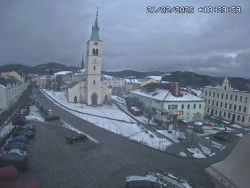 Náměstí, koste sv. Markéty