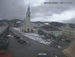 Náměstí, koste sv. Markéty