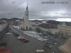 Náměstí, koste sv. Markéty