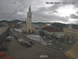 Náměstí, koste sv. Markéty