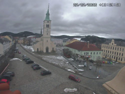 Náměstí, koste sv. Markéty