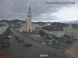 Náměstí, koste sv. Markéty