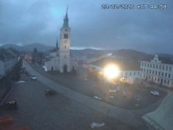 Náměstí, koste sv. Markéty