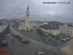 Náměstí, koste sv. Markéty