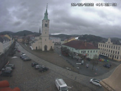 Náměstí, koste sv. Markéty