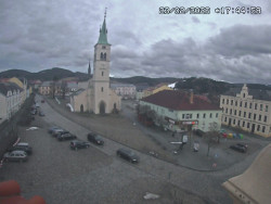 Náměstí, koste sv. Markéty