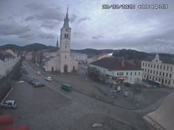 Náměstí, koste sv. Markéty