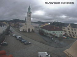 Náměstí, koste sv. Markéty