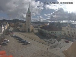 Náměstí, koste sv. Markéty