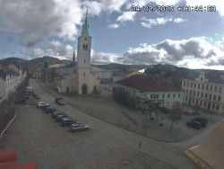 Náměstí, koste sv. Markéty