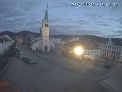 Náměstí, koste sv. Markéty