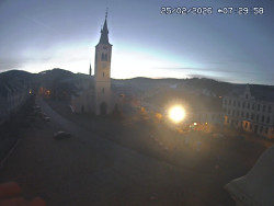 Náměstí, koste sv. Markéty