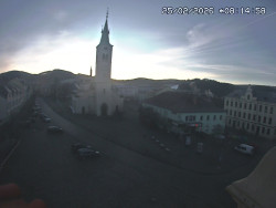 Náměstí, koste sv. Markéty