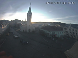 Náměstí, koste sv. Markéty