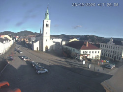 Náměstí, koste sv. Markéty