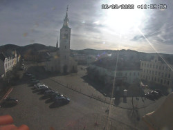 Náměstí, koste sv. Markéty