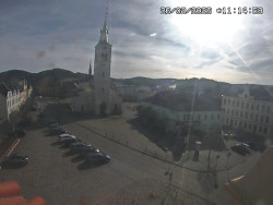 Náměstí, koste sv. Markéty