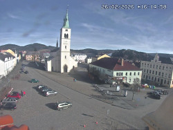 Náměstí, koste sv. Markéty