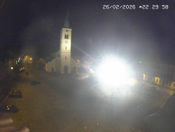 Náměstí, koste sv. Markéty