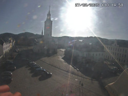 Náměstí, koste sv. Markéty