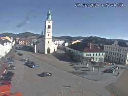 Náměstí, koste sv. Markéty