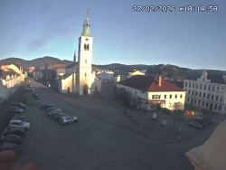 Náměstí, koste sv. Markéty