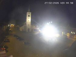 Náměstí, koste sv. Markéty